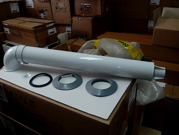 Коаксиальный дымоход Ф60/100mm 0.75m (комплект), Арт. 9550.1993, шт.